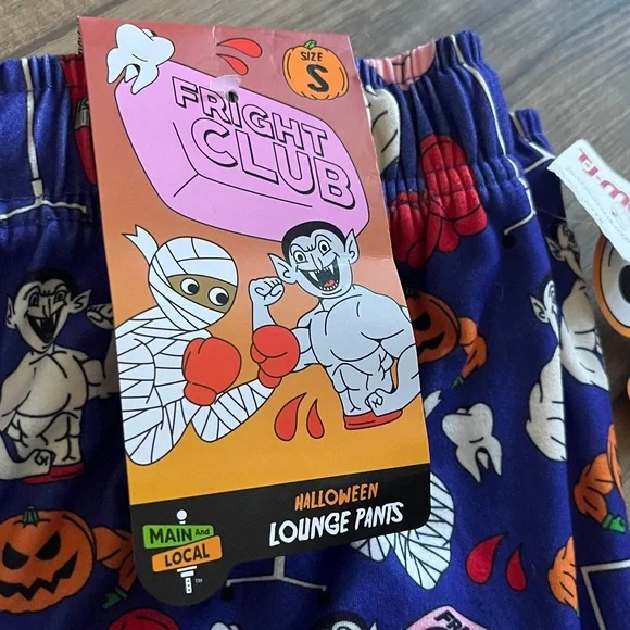 NWT Fright Club men’s pajama bottoms. Small - Picture 2 of 5
